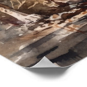 アメリカン・イングリッシュ・ハウンド・ドッグ・アートプリントポスター ポスター (角)