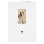 アメリカン・イングリッ絵画グ・ハウンド – Dog Art (裏面)