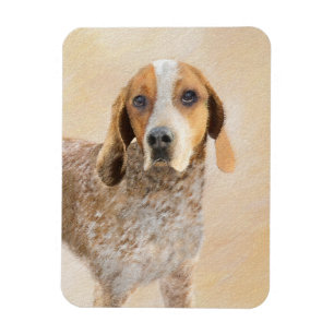 アメリカン・イングリッ絵画グ・ハウンド – Dog Art マグネット