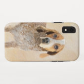 アメリカン・イングリッ絵画グ・ハウンド – Dog Art Case-Mate iPhoneケース (裏面(横))