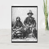 アメリカン・インドのグリーティング・カード カード (裏面)