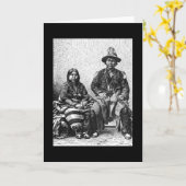 アメリカン・インドのグリーティング・カード カード (黄色い花)