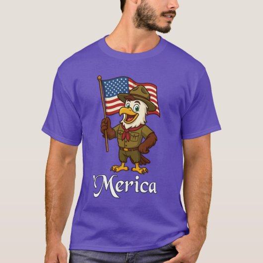 アメリカン+イーグルスカウト Tシャツ (正面)