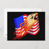 アメリカン・イーグルバイクもしくは自転車に乗る人Tシャツギフト ポストカード (正面/裏面)