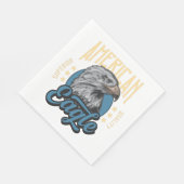 アメリカン・イーグル上質ヴィンテージ愛国心 スタンダードランチョンナプキン (角)