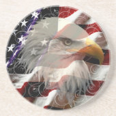 アメリカン・イーグル国旗のコースター コースター (正面)