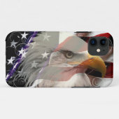 アメリカン・イーグル国旗のiPhone 5ケース Case-Mate iPhoneケース (裏面(横))