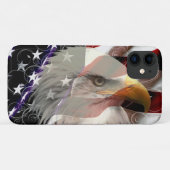 アメリカン・イーグル国旗のiPhone 5ケース Case-Mate iPhoneケース (裏面(横))