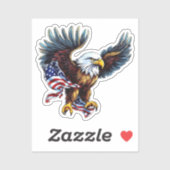 アメリカン・イーグル国旗 シール (シート)