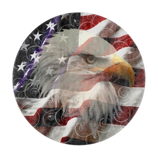 アメリカン・イーグル州旗の切り札 カッティングボード (正面)