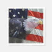 アメリカン・イーグル州旗 スタンダードカクテルナプキン (正面)