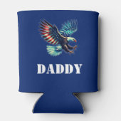 アメリカン・イーグル愛国国旗の青 缶クーラー (裏面)