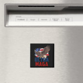 アメリカン・イーグル愛国父祖デーUltra MAGA Fl マグネット (インサイチュ (食洗機))