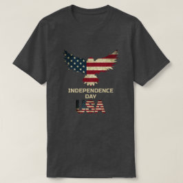 アメリカン・イーグル独立記念日USA国旗 Tシャツ