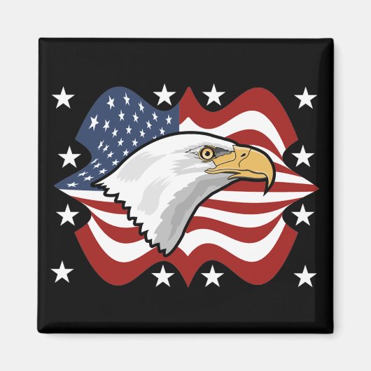 アメリカン・イーグル磁石 マグネット (正面)