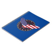 アメリカン・イーグル米国国旗 ノートブック (左側)