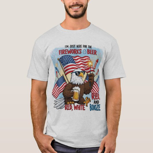 アメリカン・イーグル7月4日T型 Tシャツ (正面)