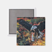 アメリカン・イーグル・ソアーズ マグネット (正面/裏面)