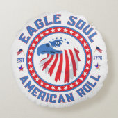 アメリカン・イーグル・ソウル転が ラウンドクッション (裏面)