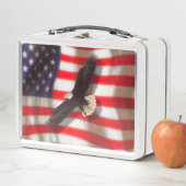 アメリカン・イーグル&フラッグ・メタル・ランチボックス メタルランチボックス (インサイチュ)