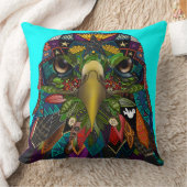 アメリカン・イーグル・ブルー クッション (ブランケット)