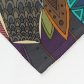 アメリカン・イーグル・ブルー フリースブランケット (角)