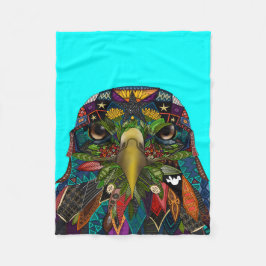 アメリカン・イーグル・ブルー フリースブランケット