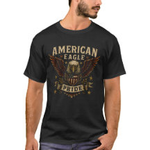 アメリカン・イーグル・プライド ボールド USA フリーダムTシャツ