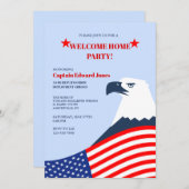 アメリカン・イーグル・ホームカミング・パーティー招待状 招待状 (正面/裏面)