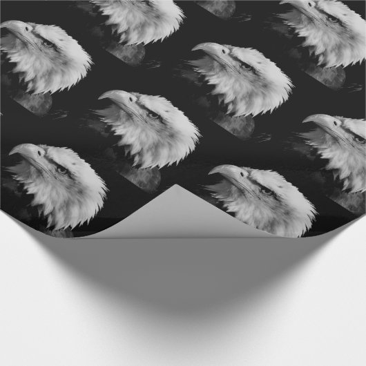 アメリカン・イーグル・リーダーシップやる気を起こさせる ラッピングペーパー (角)