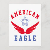 アメリカン・イーグル – 自由 ポストカード (正面)