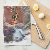 アメリカン・イ結婚ンドのナイト・ヴィネット キッチンタオル (四つ折り)