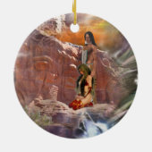 アメリカン・イ結婚ンドのナイト・ヴィネット セラミックオーナメント (裏面)