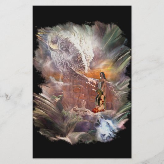 アメリカン・イ結婚ンドのナイト・ヴィネット 便箋 (正面)