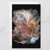 アメリカン・イ結婚ンドのナイト・ヴィネット 便箋 (正面/裏面)