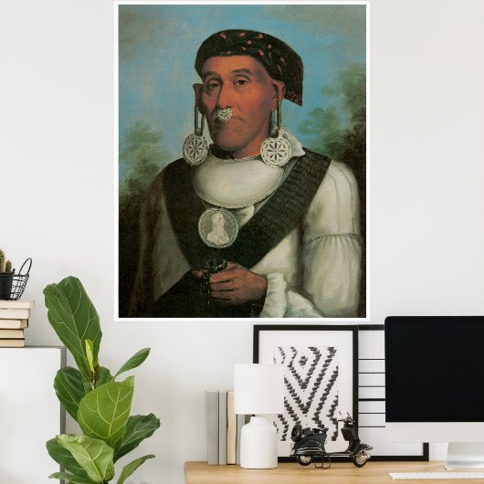 アメリカン・ウェスト絵画ズ・ジョージ・ローリー ポスター (ホームオフィス)