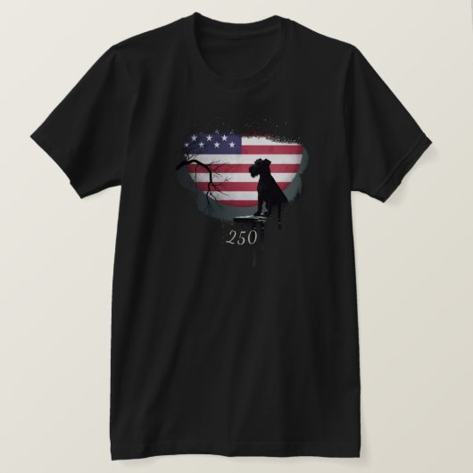アメリカン・ウォッチドッグ - アイリッシュ・テリアーTシャツ Tシャツ (デザイン正面)