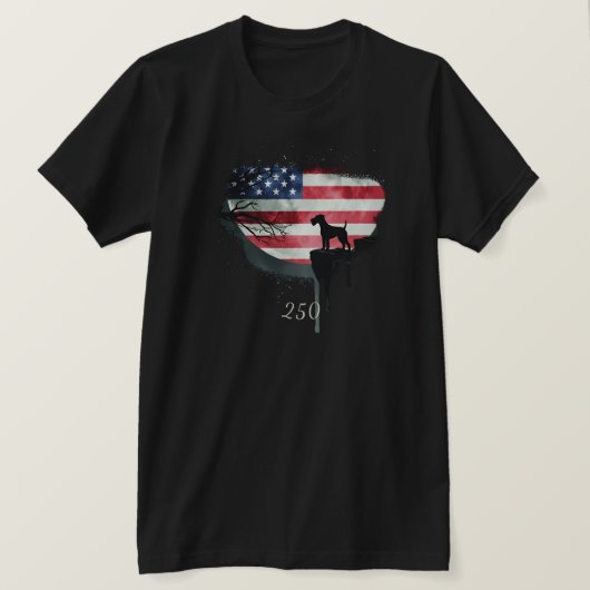 アメリカン・ウォッチドッグ - アイリッシュ・テリア Tシャツ (デザイン正面)