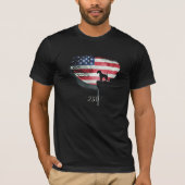 アメリカン・ウォッチドッグ - アイリッシュ・テリア Tシャツ (正面)