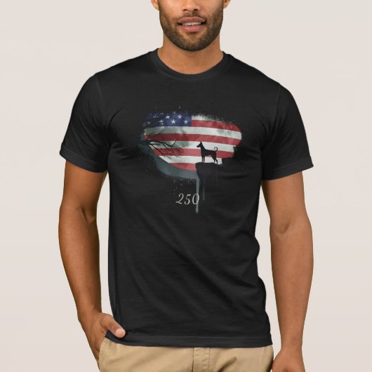 アメリカン・ウォッチドッグ - ドーベルマン・ピンシャー Tシャツ (正面)