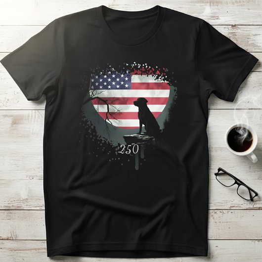 アメリカン・ウォッチドッグ - ラブラドール・レトリバーTシャツ Tシャツ