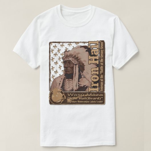 アメリカン・ウォリアー「アイアン・ヘイル」 Tシャツ (デザイン正面)