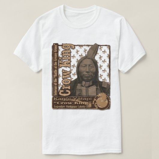 アメリカン・ウォリアー「クロウキング」 Tシャツ (デザイン正面)