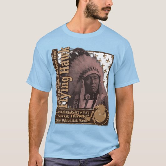 アメリカン・ウォリアー「フライング・ホーク」 Tシャツ (正面)