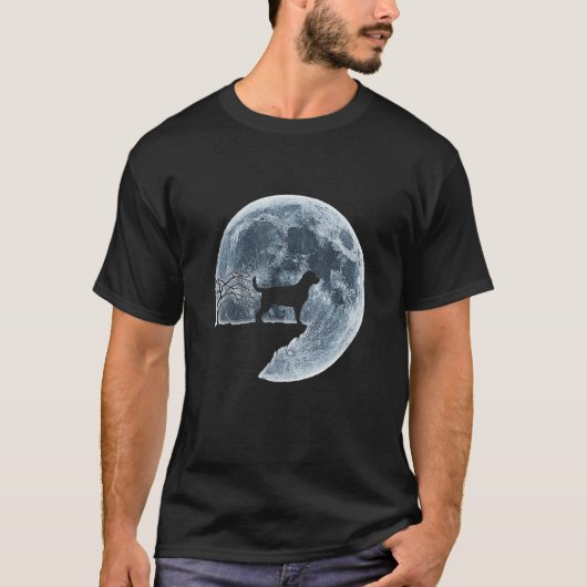 アメリカン・ウォーター・スパニエル犬・ハロウィーンの衣装 Tシャツ (正面)