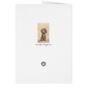 アメリカン・ウォー絵画ト・スパニエル犬ズ – オリジナル・ドッグ・アート (裏面)