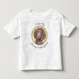アメリカン・ウォー絵画ト・スパニエル犬ズ – オリジナル・ドッグ・アート トドラーTシャツ