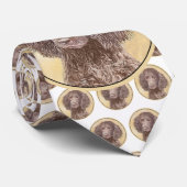 アメリカン・ウォー絵画ト・スパニエル犬ズ – オリジナル・ドッグ・アート ネクタイ (ロール)