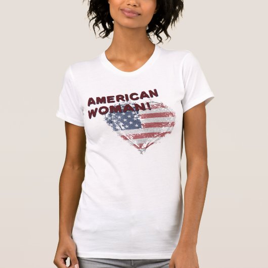 アメリカン・ウーマン Tシャツ (正面)