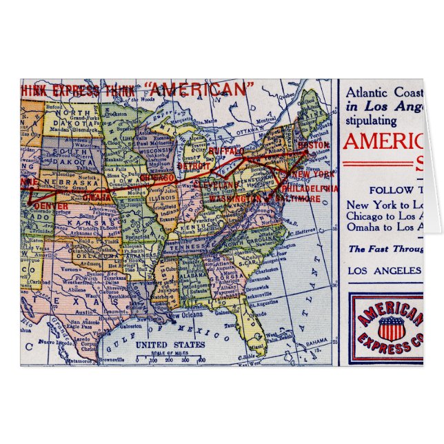 アメリカン・エキスプレスの船積み (正面横)